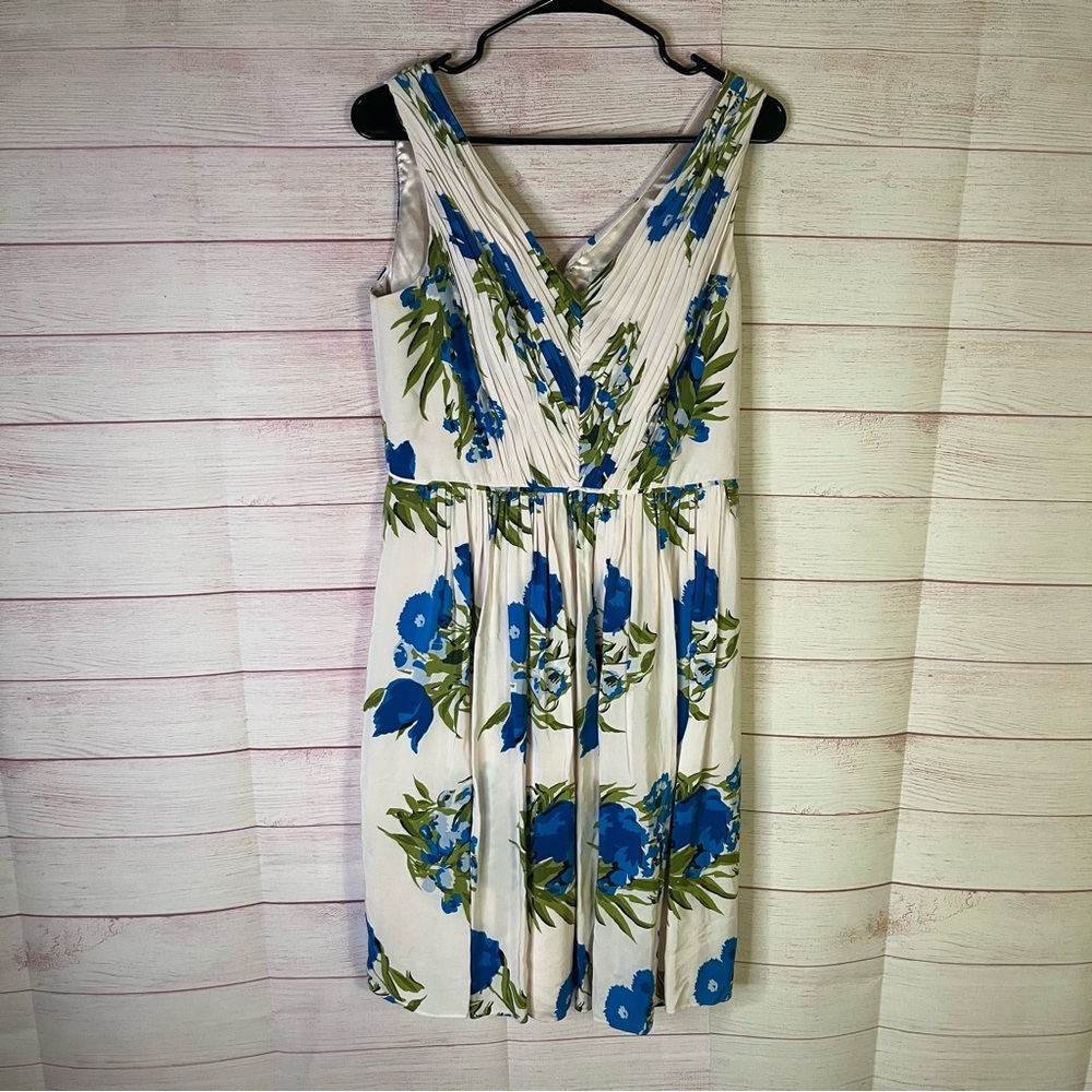 Boden Serena Swishy V-Neck Sleeveless Dress Size 6R
